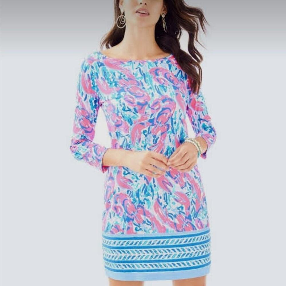 Lilly Pulitzer Marlowe boatneck dress size M